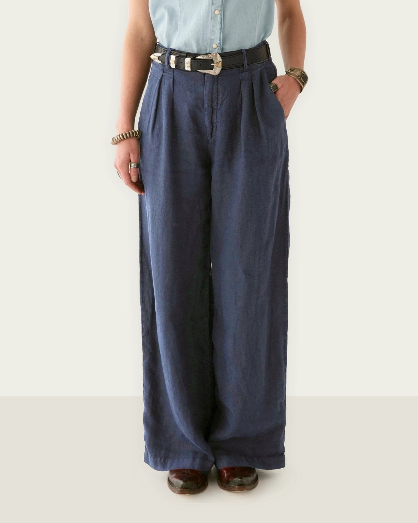 PANTALONES MARINA AZUL MARINO