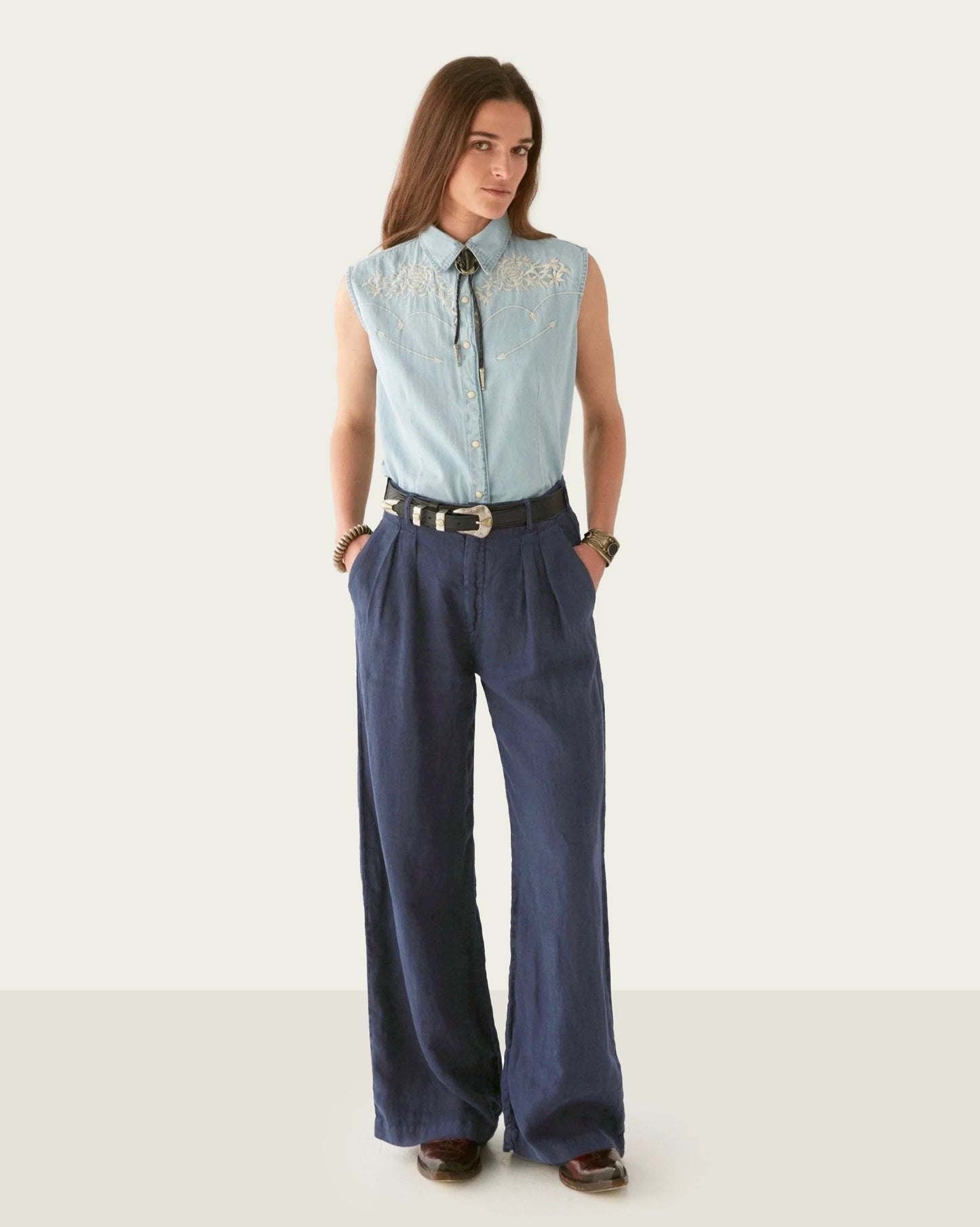 PANTALONES MARINA AZUL MARINO