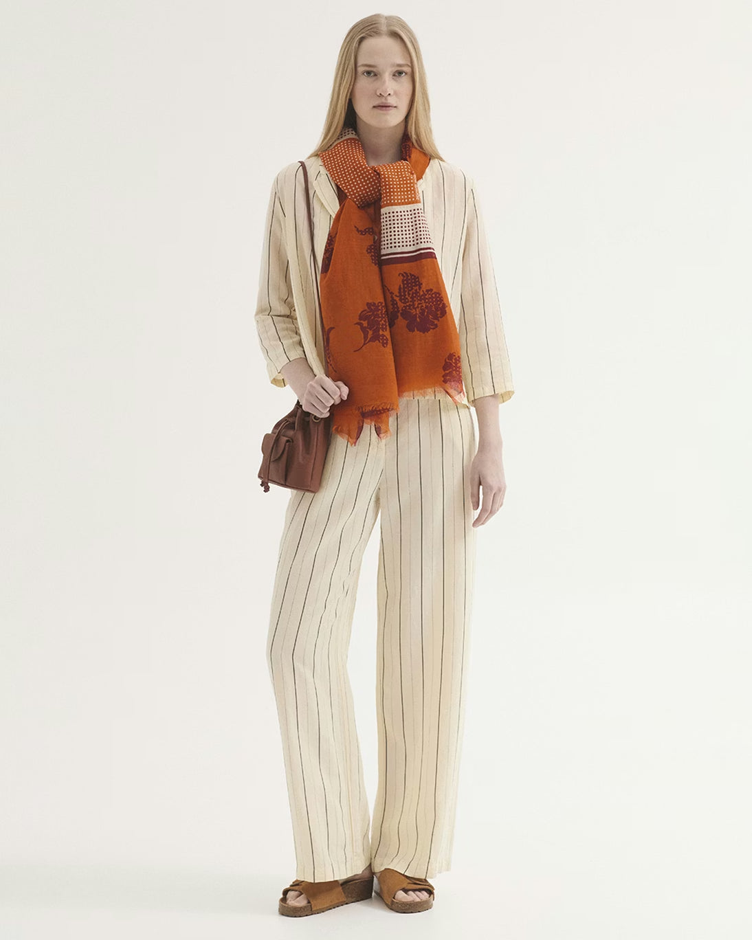 RAW STRIPED TROUSERS