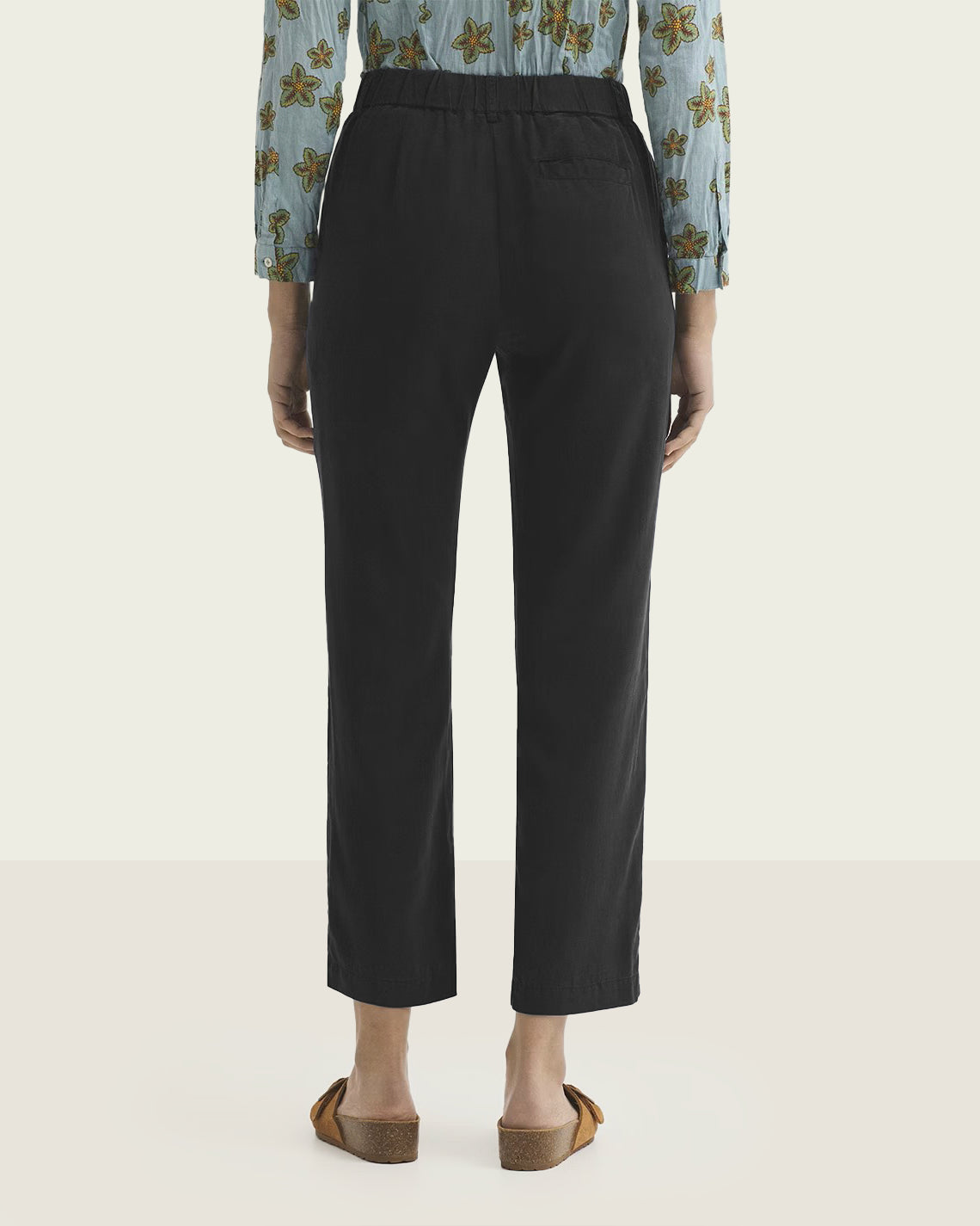 PANTALÓN TENCEL MARINO