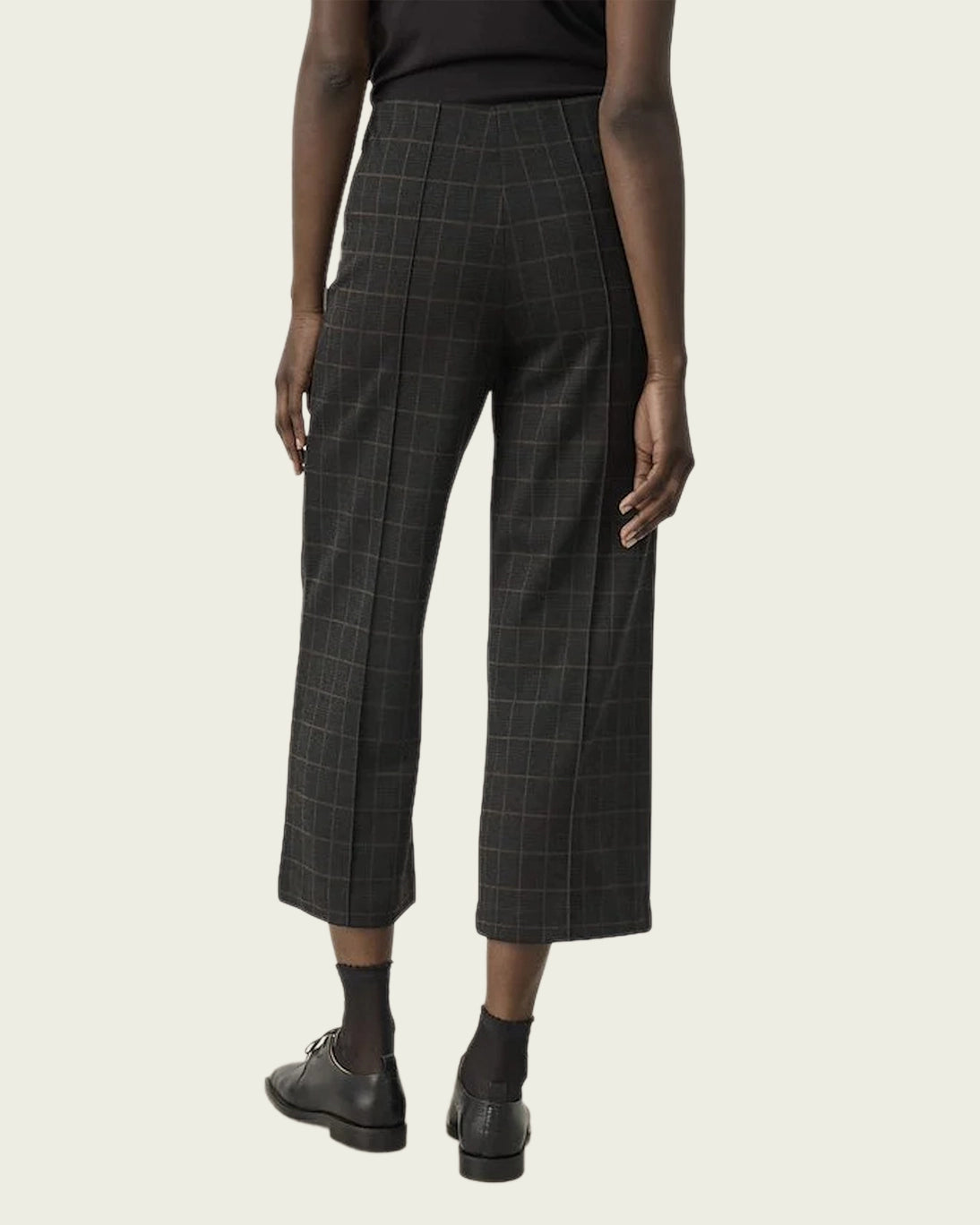 PANTALON ILISAN GRIS CUADROS