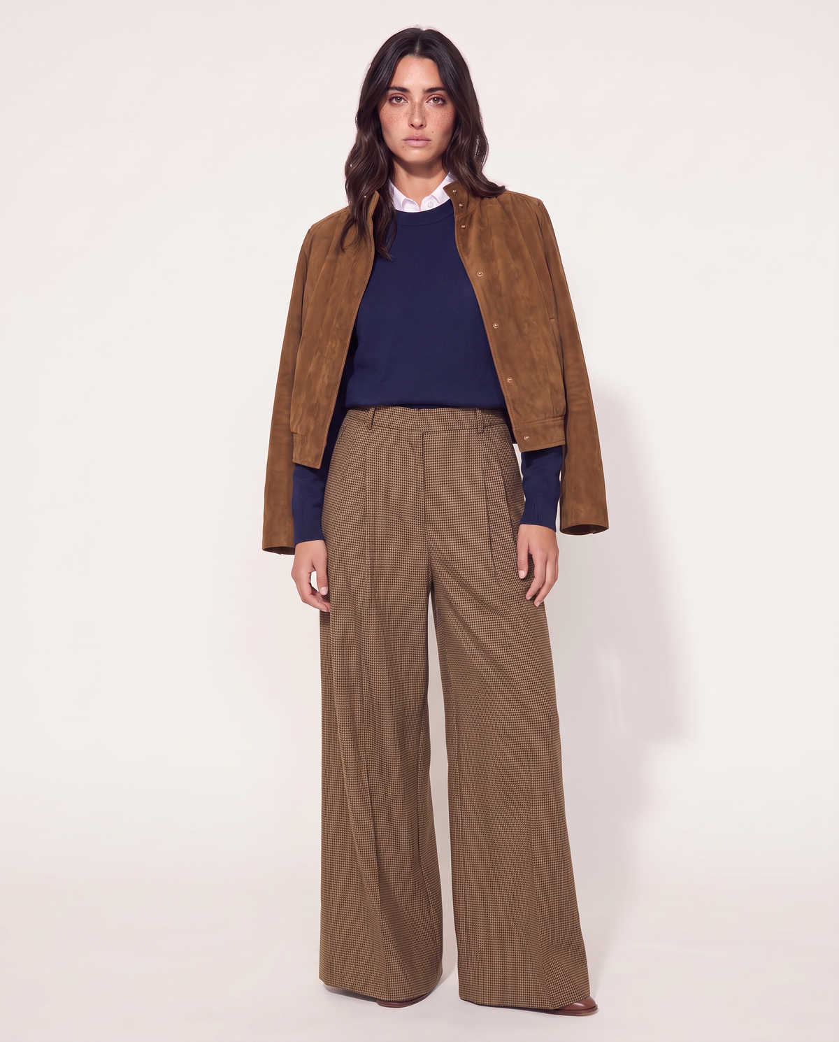 PANTALON ANCHO PATA DE GALLO