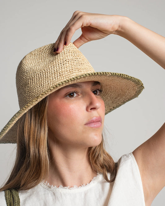 SOMBRERO RAFIA BEIGE