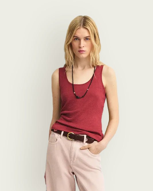 TOP TIRANTE NEFORA TERRACOTA