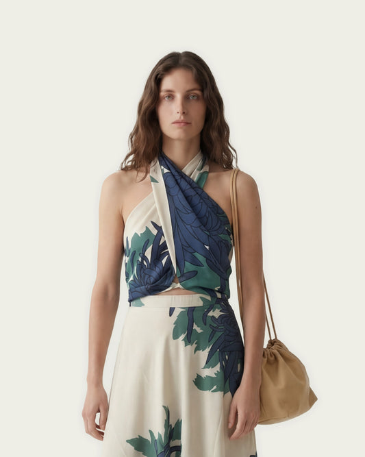 TOP ESTAMPADO HALTER