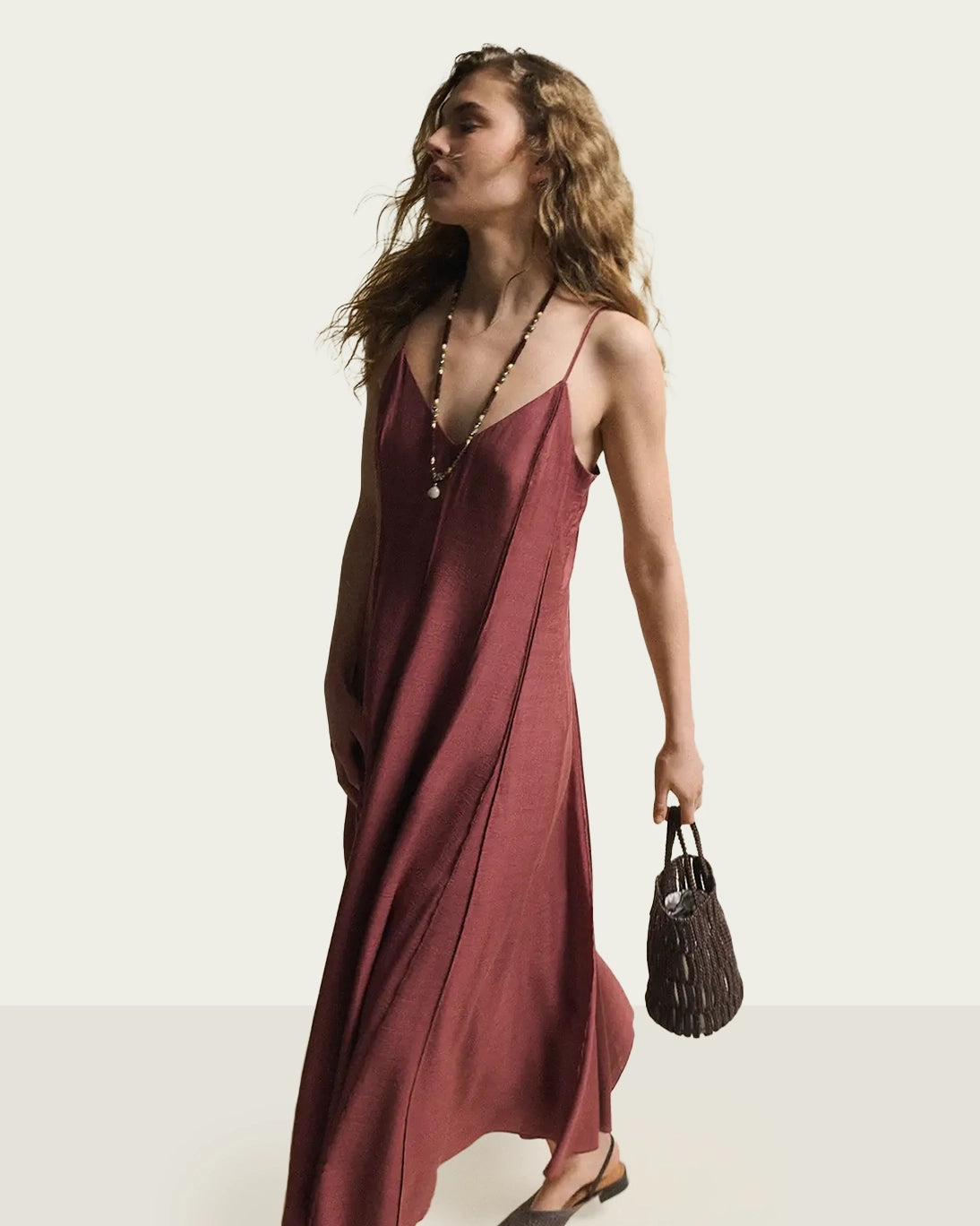 VESTIDO OFELIA TEJA
