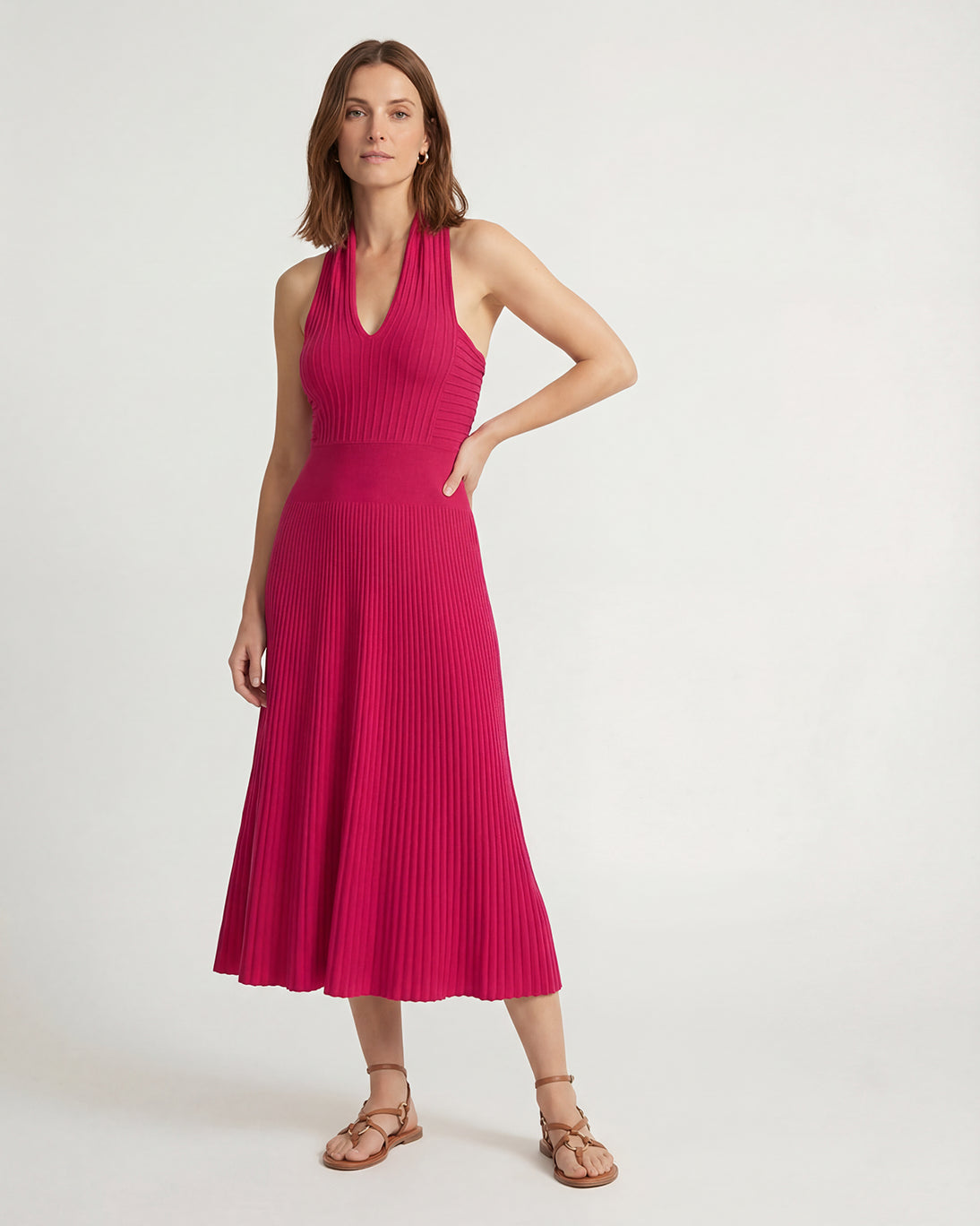 VESTIDO PUNTO HALTER