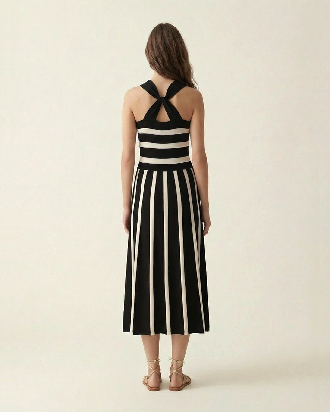 VESTIDO RAYAS TIRANTES