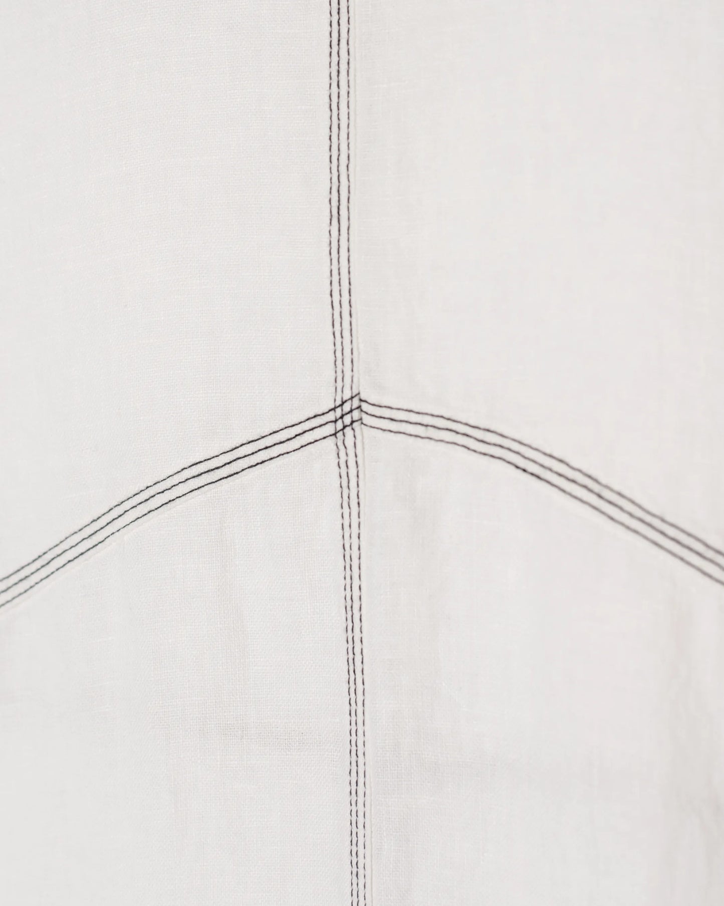 VESTIDO BLANCO PESPUNTES
