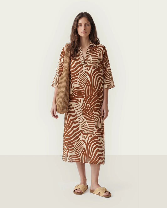 VESTIDO ROKO TERRACOTA