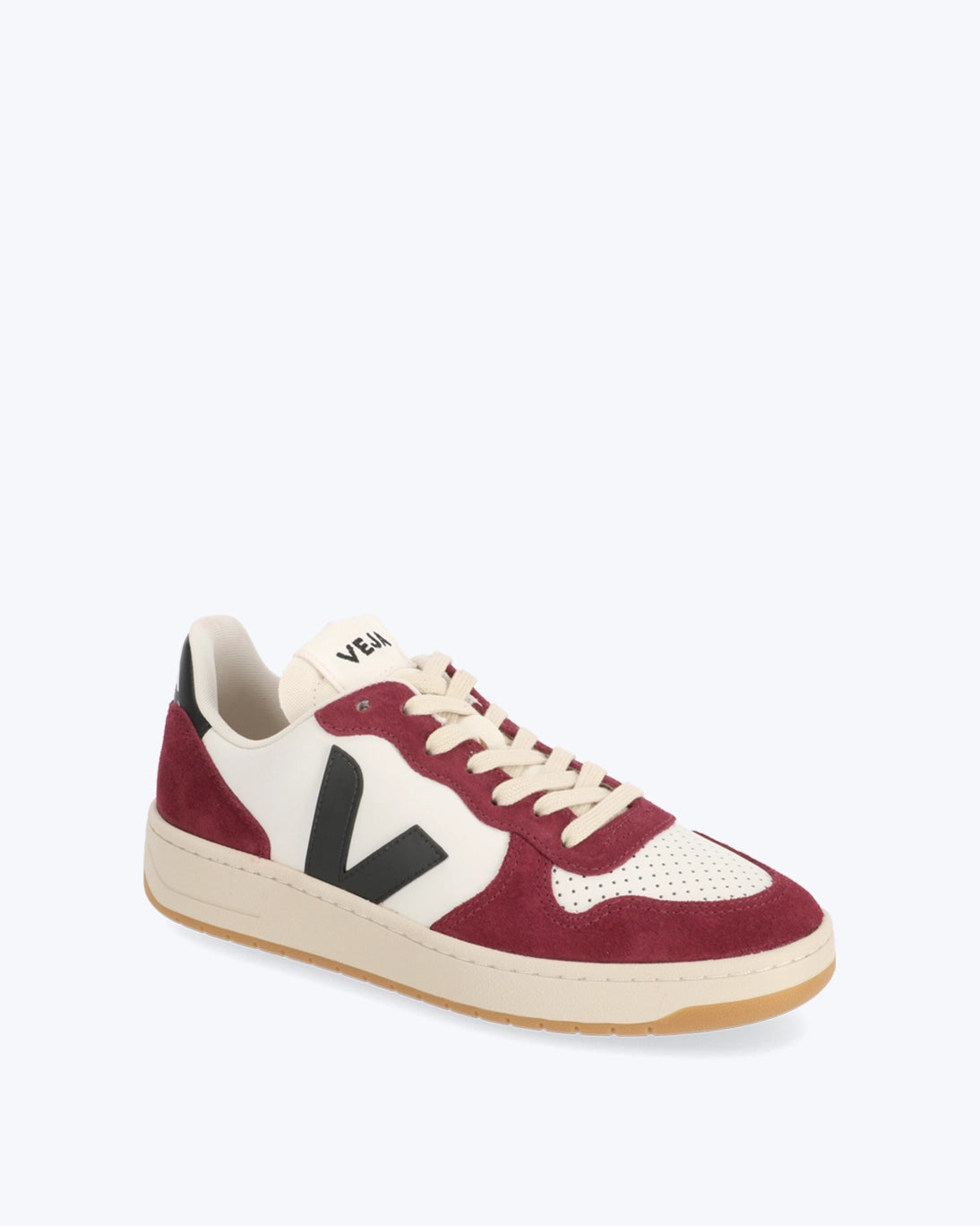 Zapatilla V-10 burdeos