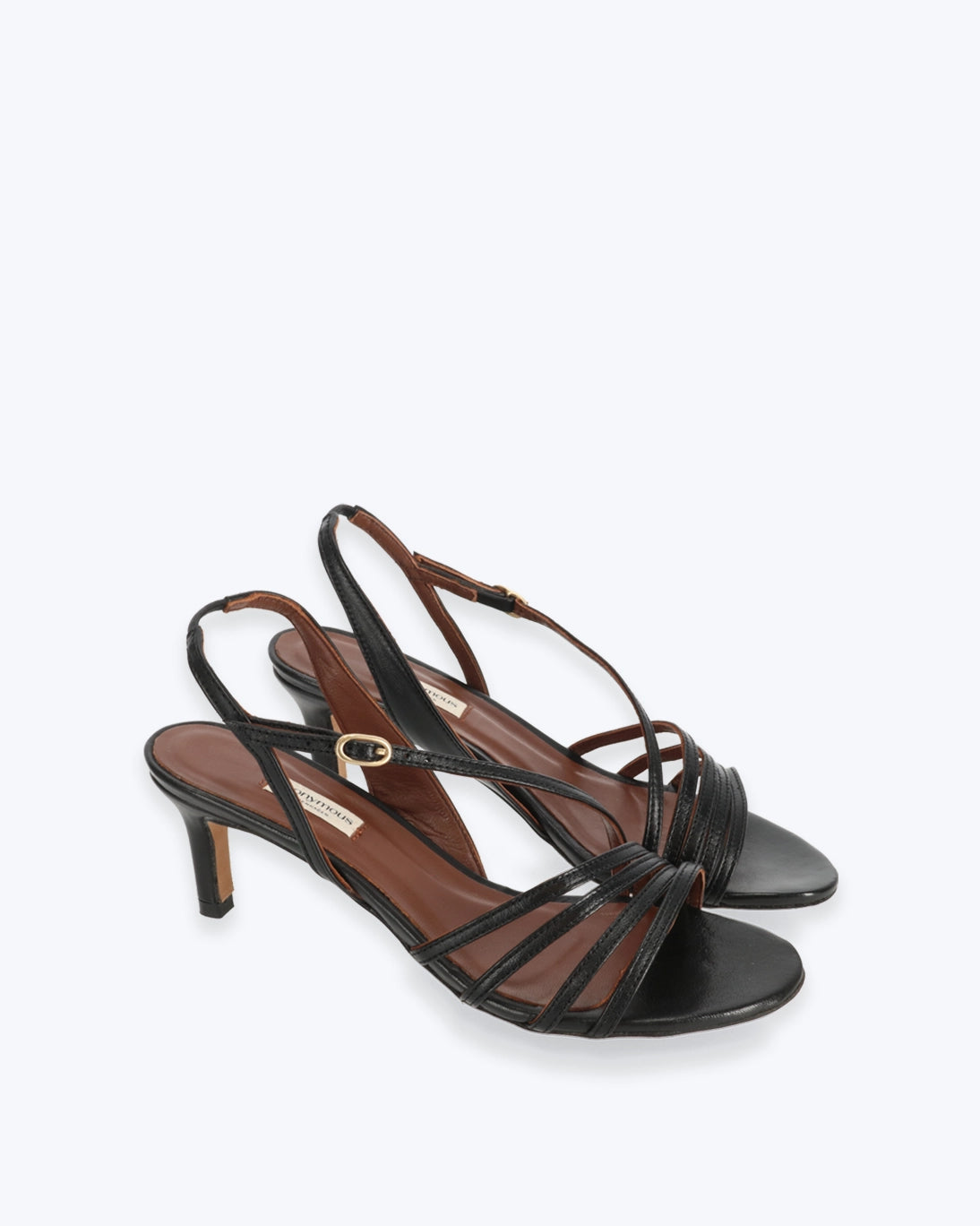 NAIA BLACK SANDALS