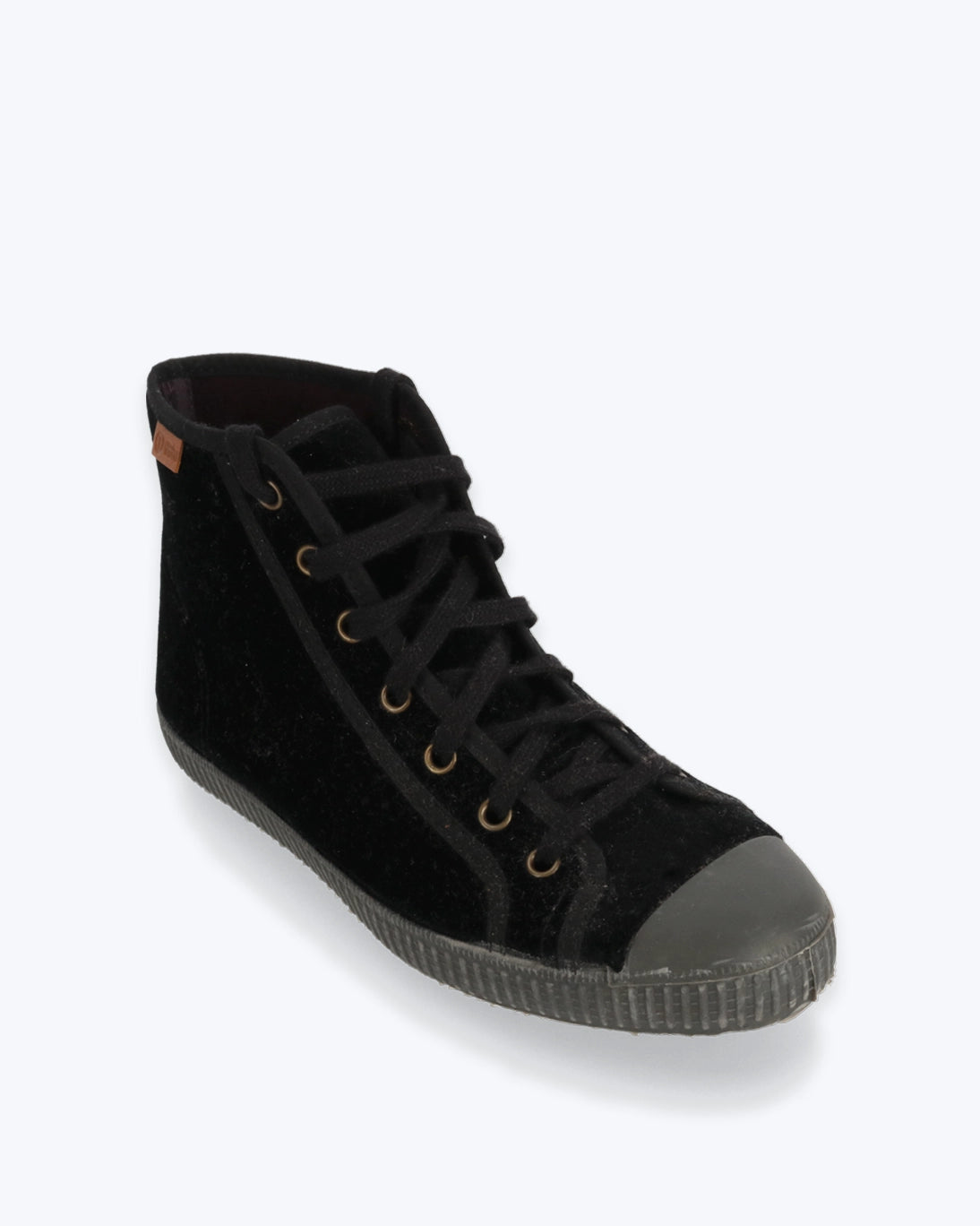 BOTA TERCIOPELO NEGRA