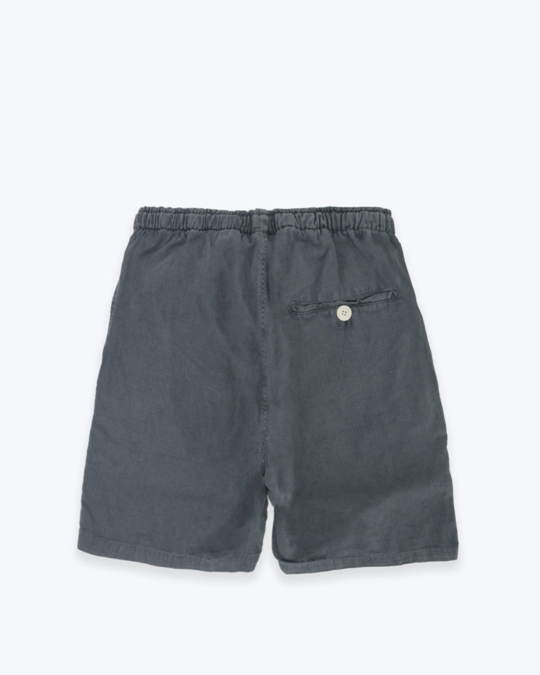BERMUDAS DE LINO AZUL