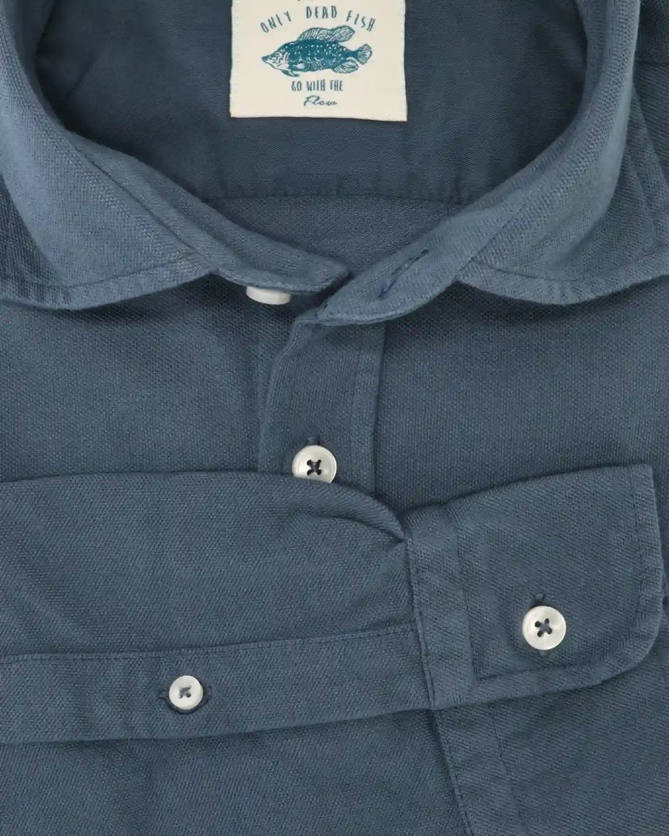 CAMISA AZUL PIQUE TWAY