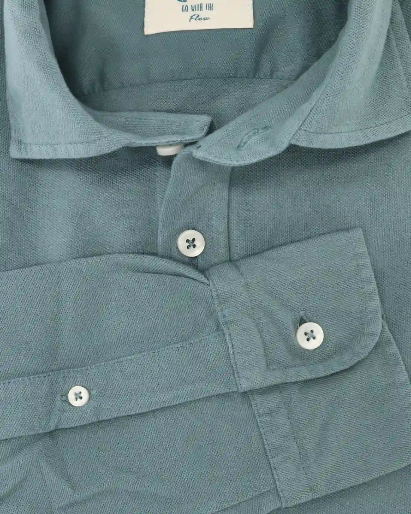 CAMISA VERDE PIQUÉ TWAY