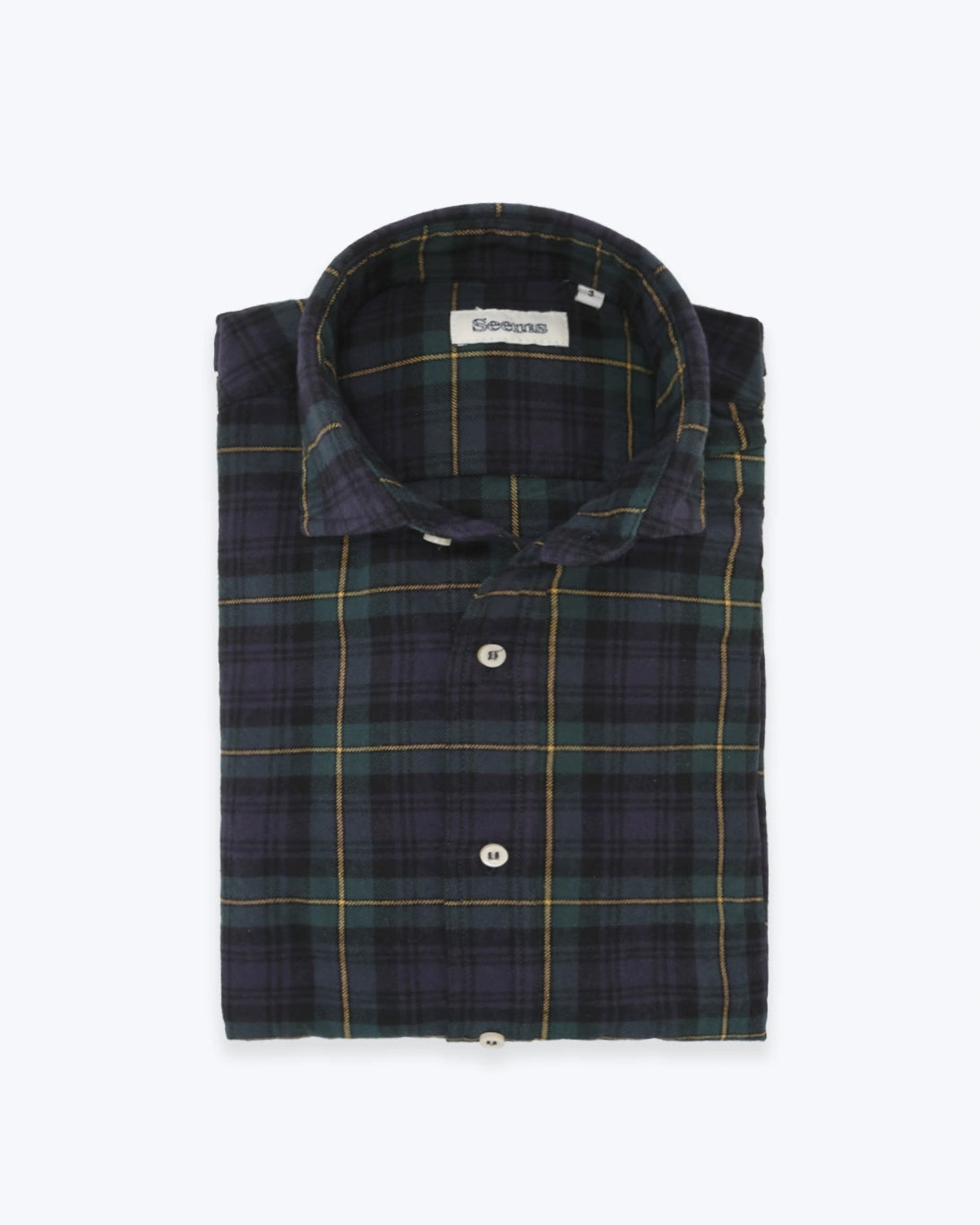 CAMISA DE CUADROS AZUL Y VERDE