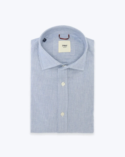 CAMISA RAYAS AZULES Y BLANCAS