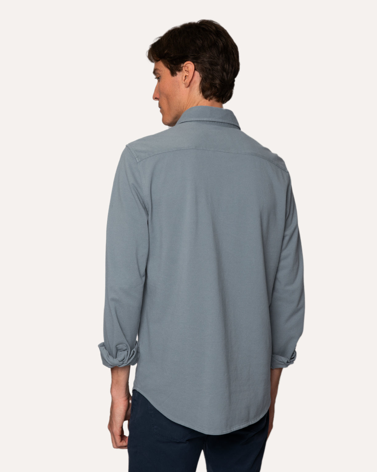 CAMISA PIQUÉ GRIS