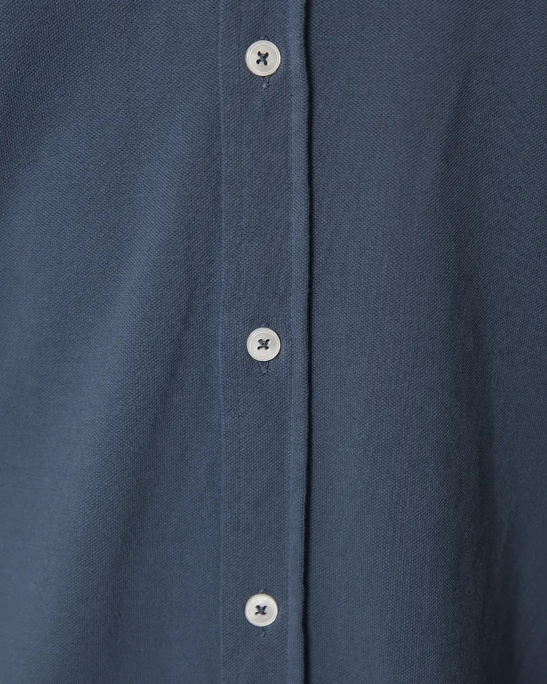 CAMISA PIQUÉ AZUL DENIM