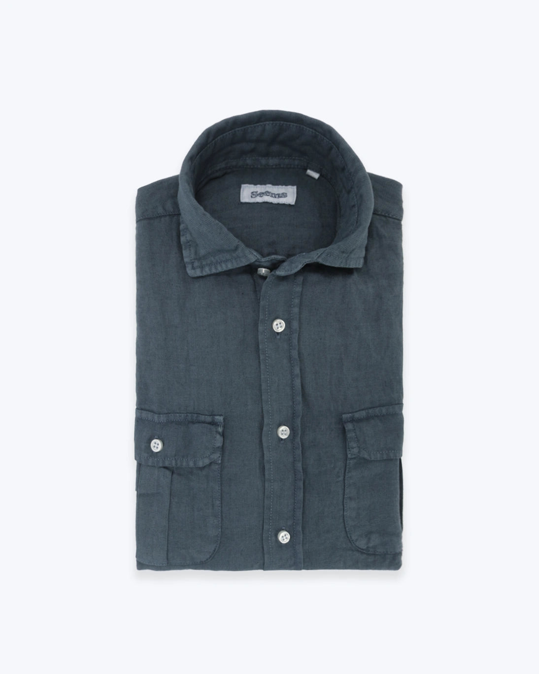 CAMISA MOGAMBO 4 BOLSILLOS AZUL