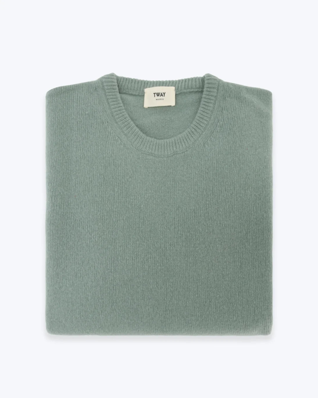 JERSEY CUELLO CAJA VERDE AGUA