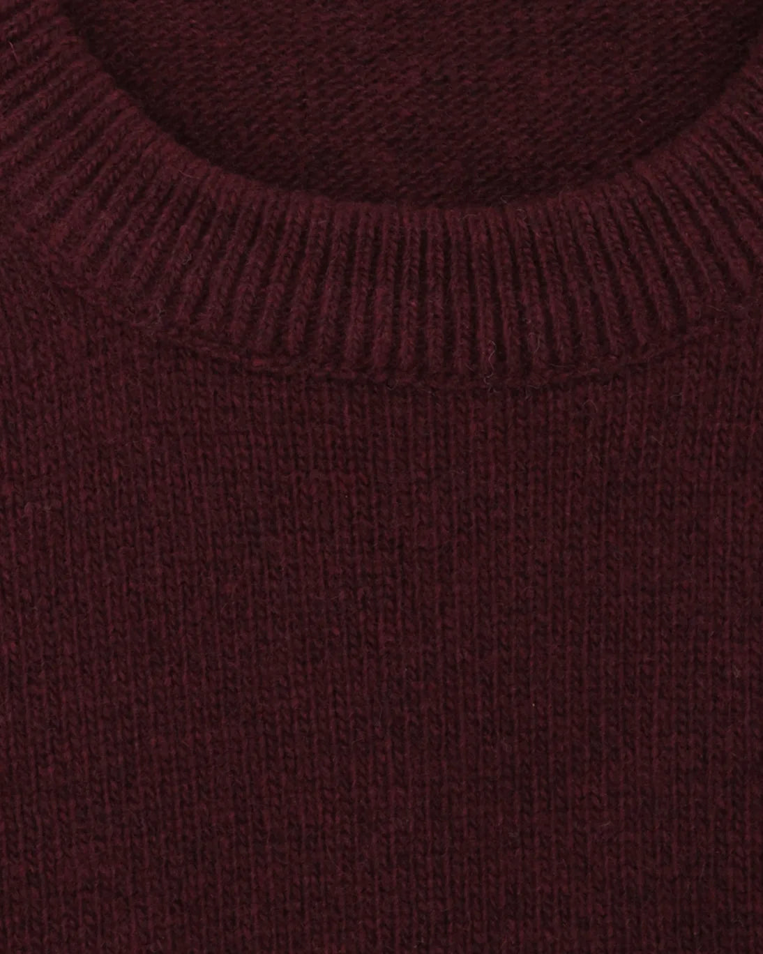JERSEY CUELLO REDONDO BURDEOS