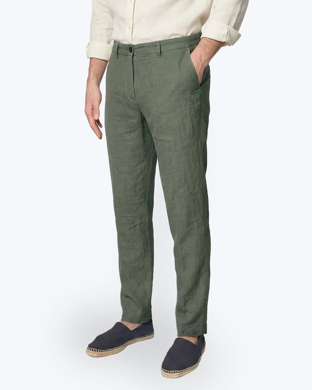 PANTALÓN CHINO LIGERO VERDE
