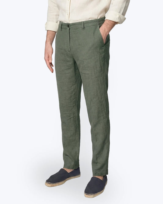 PANTALÓN CHINO LIGERO VERDE