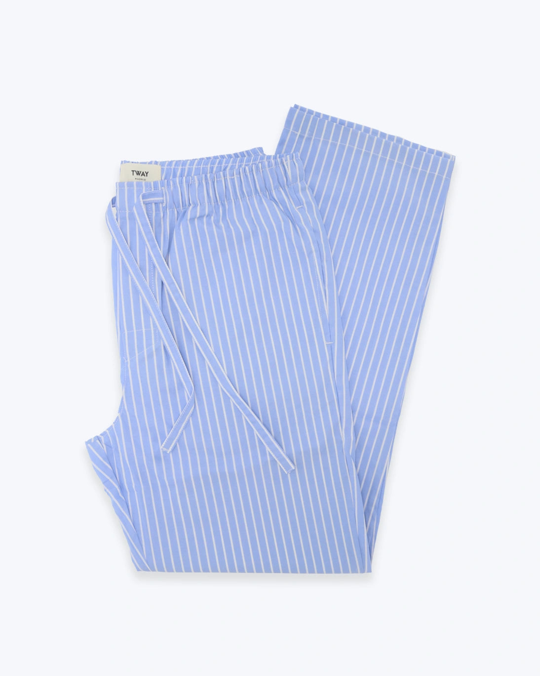 PANTALÓN PIJAMA AZUL RAYAS BLANCAS
