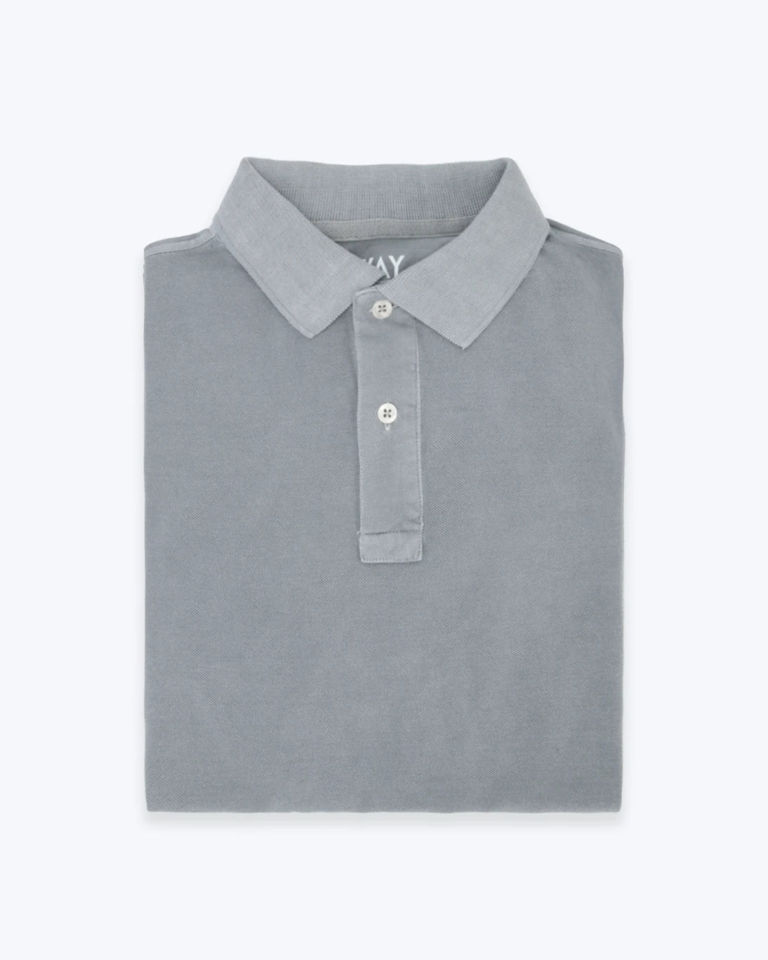 POLO MANGA CORTA PIQUÉ GRIS