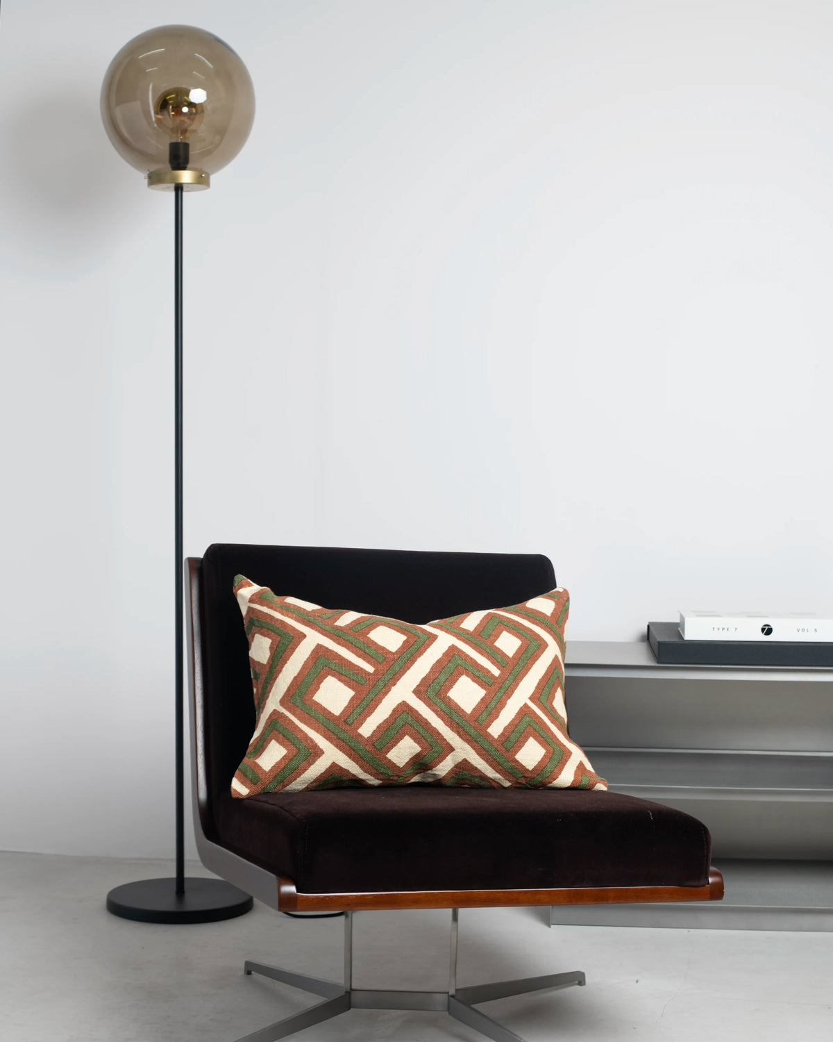 ALMOHADON LANKA BEIGE/TERRACOTA/VERDE