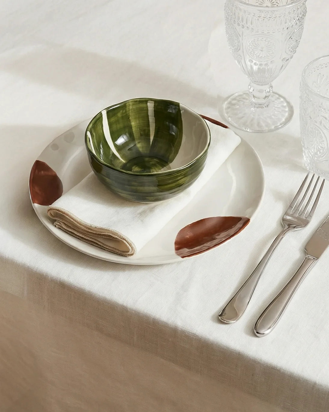 PLATO PORCELANA LABO TERRACOTA 20CM
