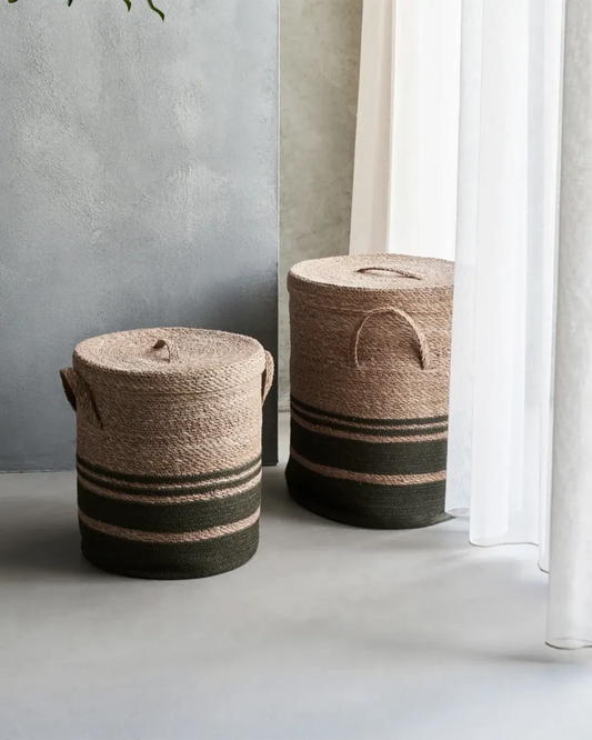 BASKET WITH LID 50X40CM