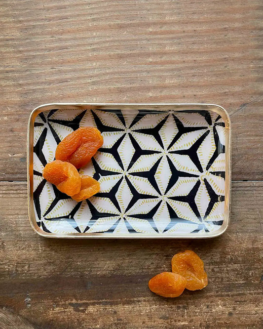 BANDEJITA ESMALTADA STARS 15X10CM