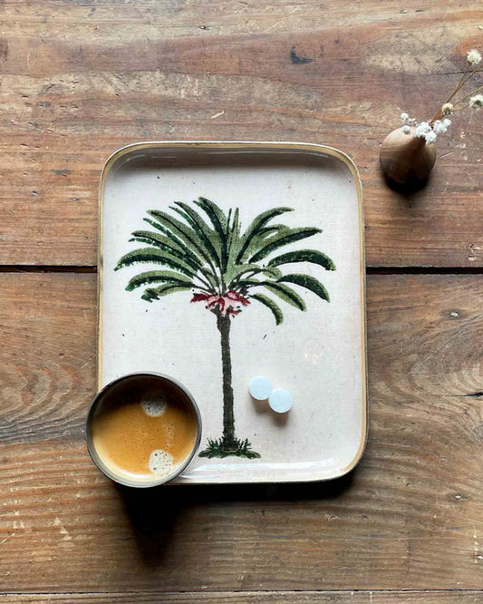 BANDEJA ESMALTADA PALMIER 20X25CM