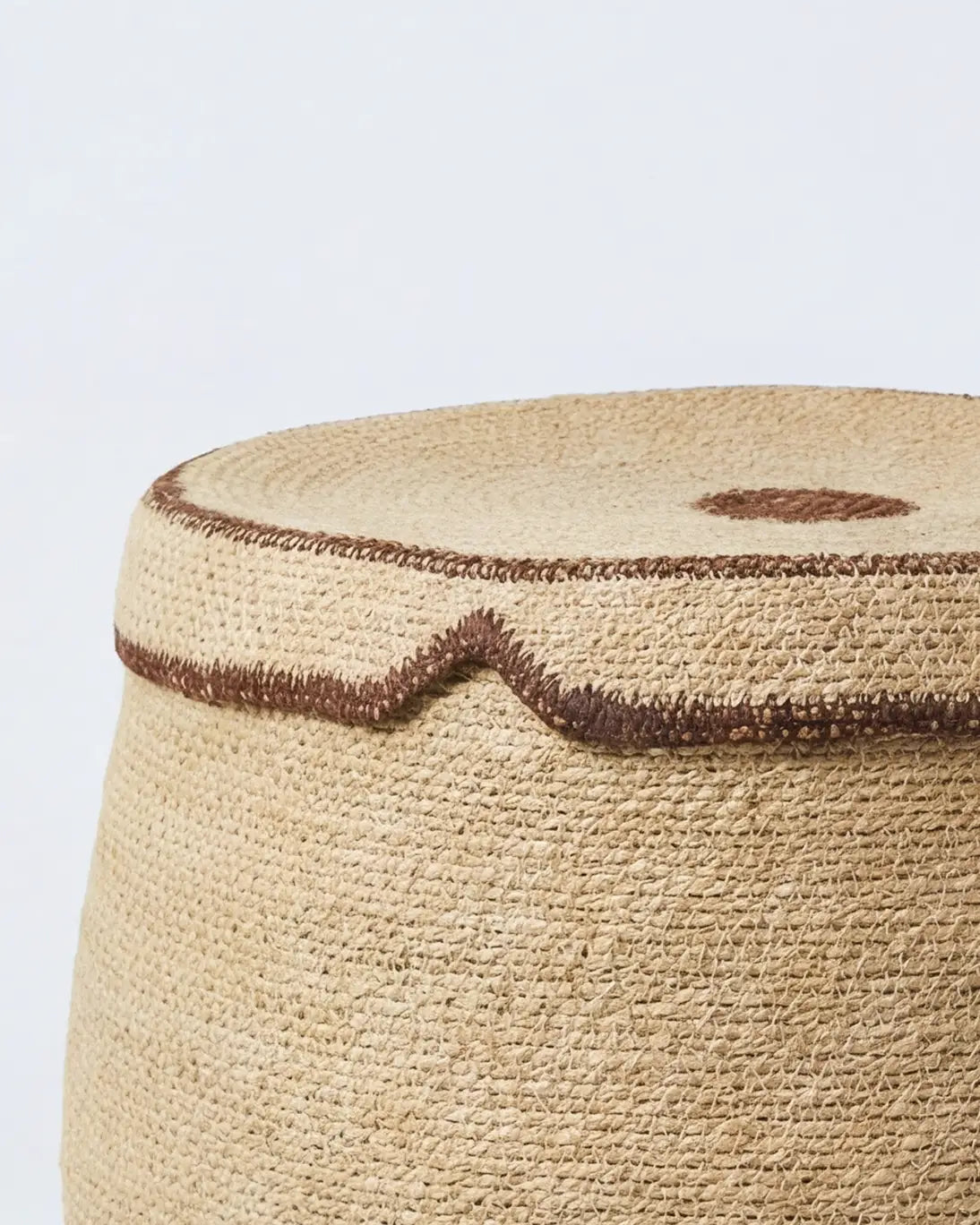 BASKET WITH LID 24X32CM PORT LOUIS