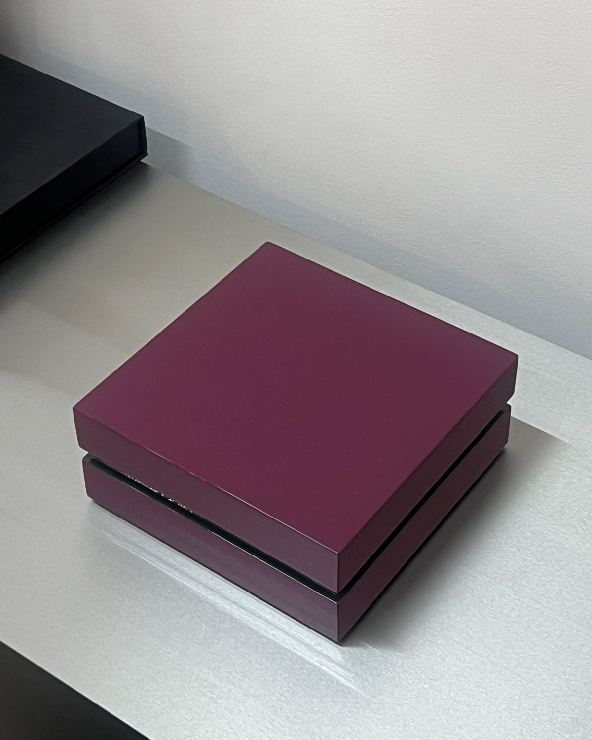 CAJA CUADRADA ESMALTADA