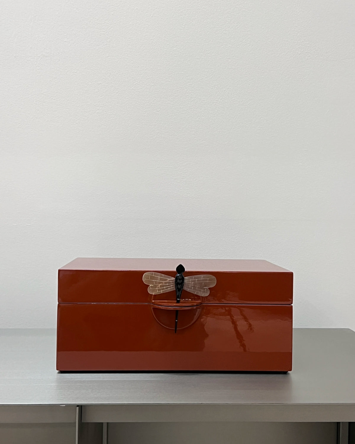 CAJA LIBELULA ESMALTADA XL RUST