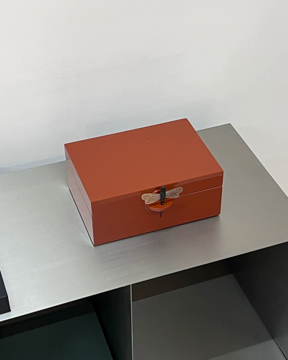 CAJA LIBELULA ESMALTADA XL RUST