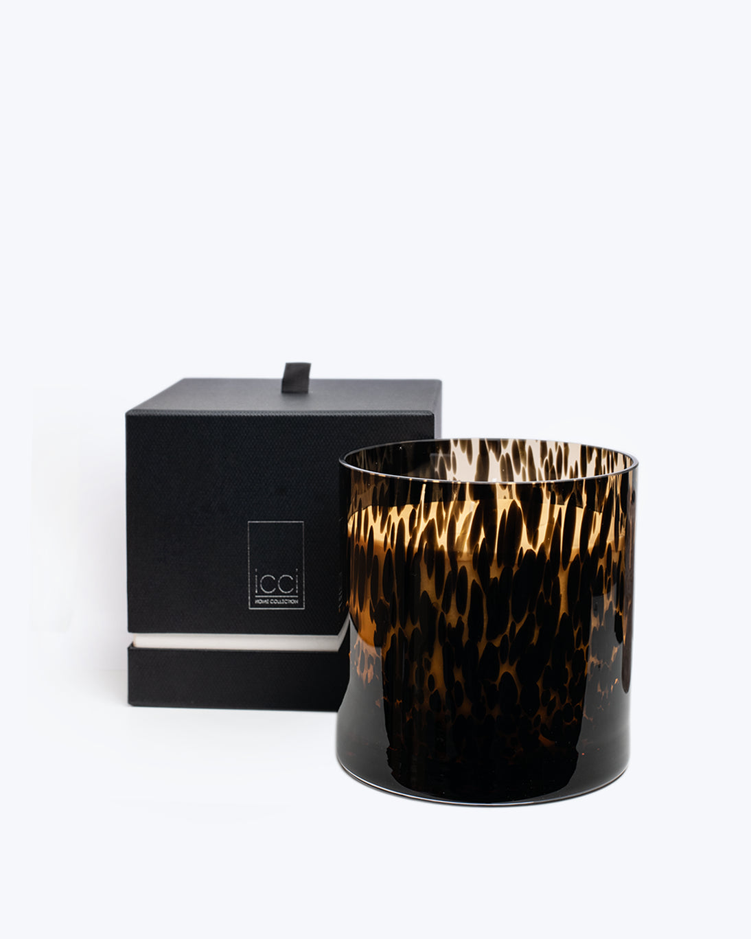 LEOPARD AROMATIC CANDLE 15X15CM