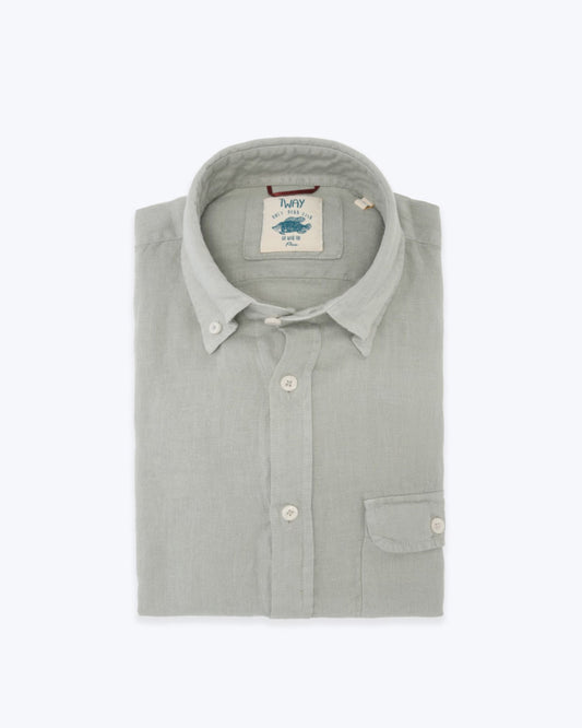 CAMISA B.D. C/BOLSILLO LINO