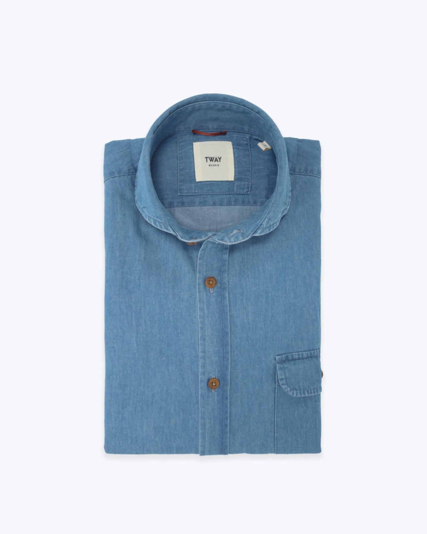 DENIM SHIRT WITH POCKET