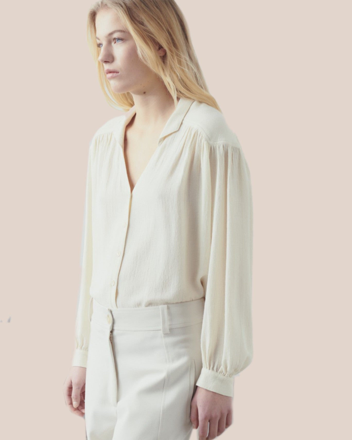 CAMISA CREMA