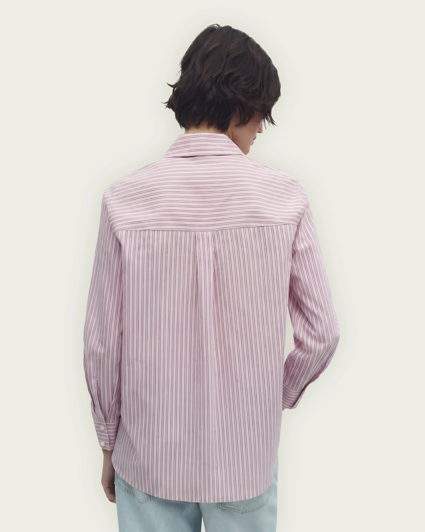 CAMISA ROSA DE RAYAS KEATON