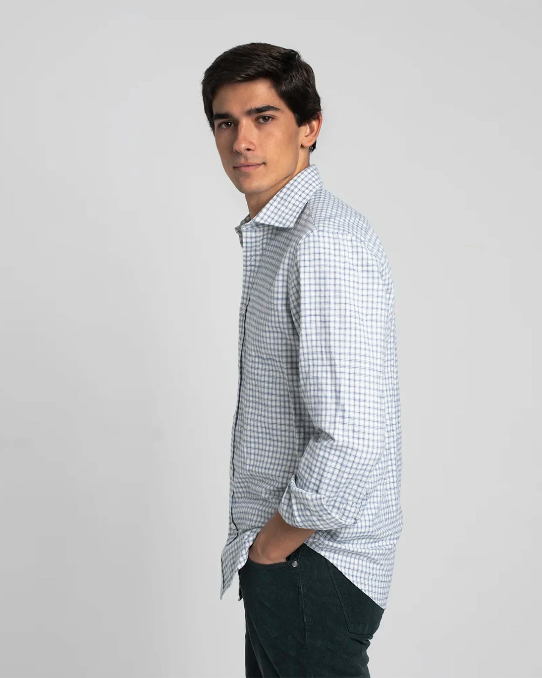 CAMISA CUADROS AZULES