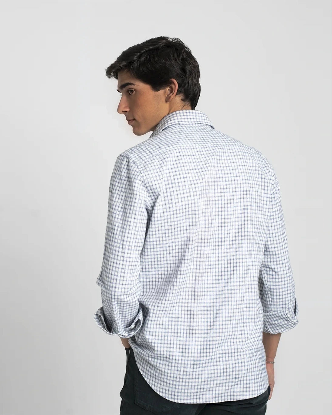 CAMISA CUADROS AZULES
