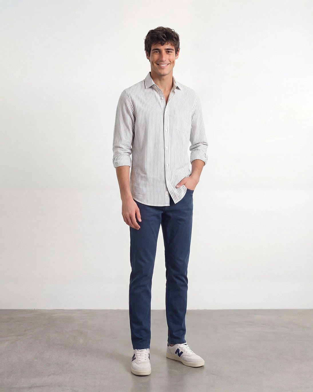 PANTALÓN 5 BOLSILLOS AZUL OSCURO