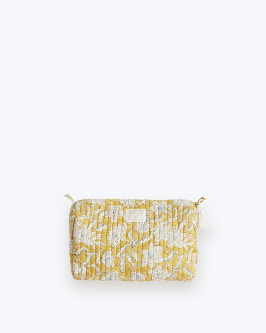 NECESER LOTUS FLORES AMARILLO PEQUEÑO 23X10X7CM