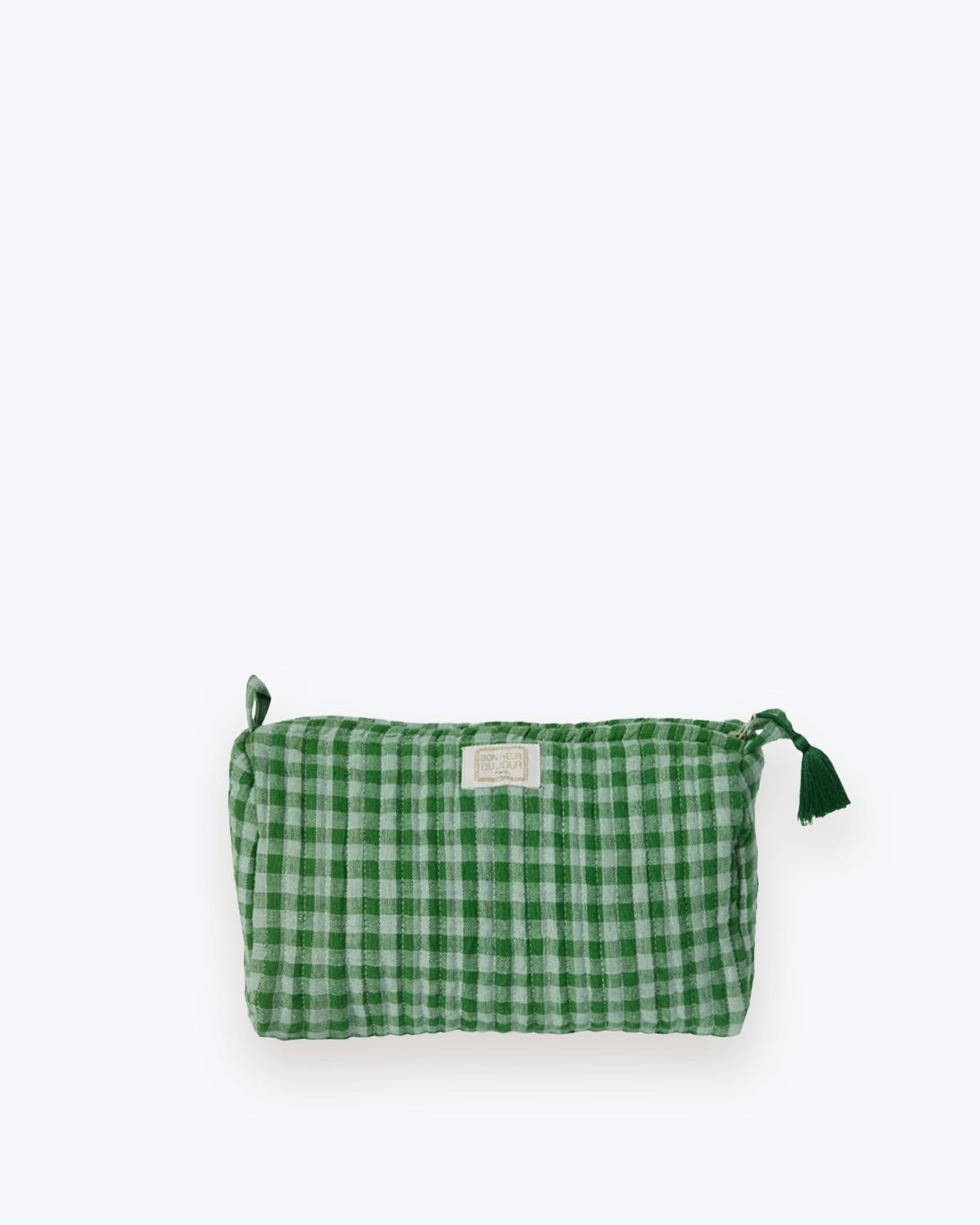 NECESER INDIRA VICHY VERDE GRANDE 26X15X11 CM